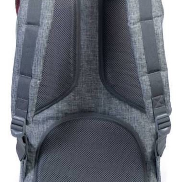 Herschel Gray Retreat Rubber Strap Backpack - Picture 3 of 5